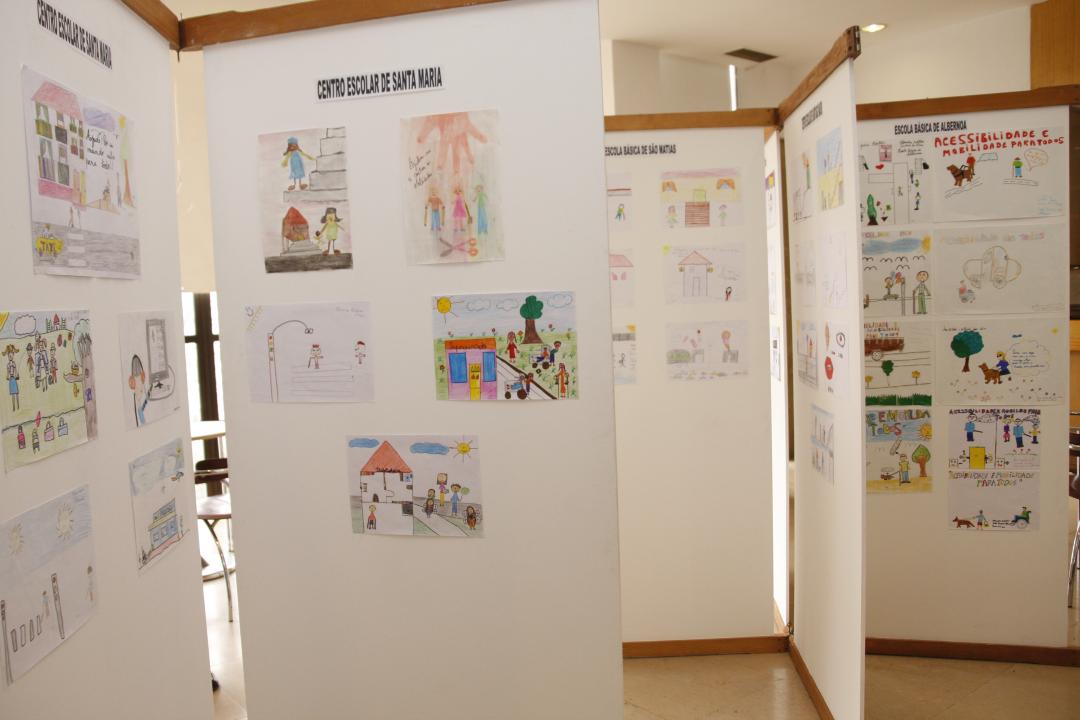 Exposição dos trabalhos dos alunos